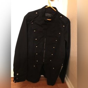 Tripp NYC black gothic steampunk jacket